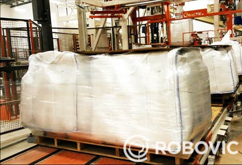 end of line big bag filling system high speed production big bag filling system