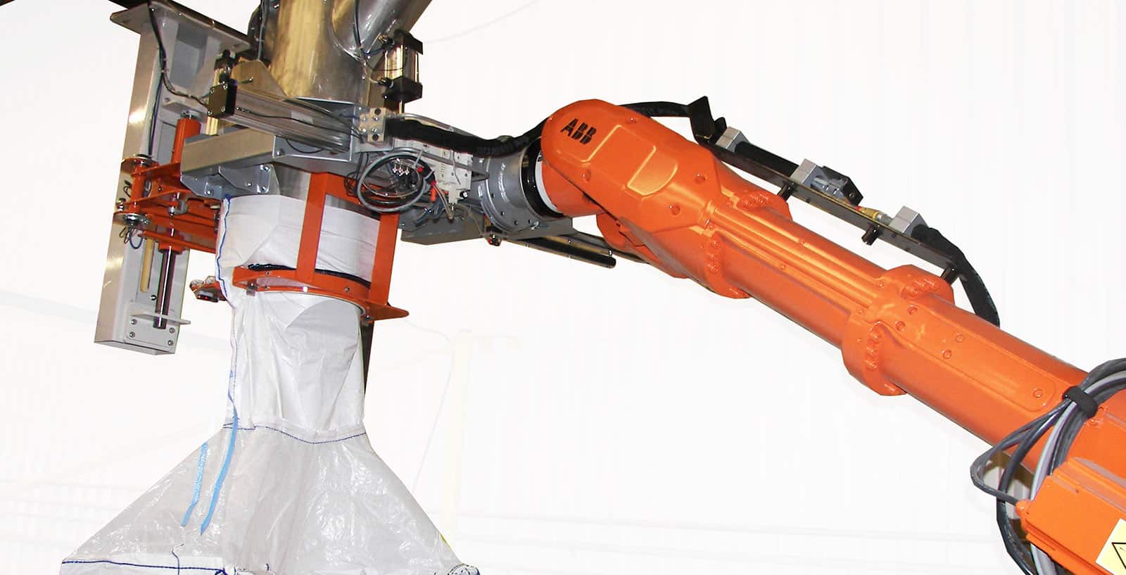 Ensacheuses pour big bag développées par Robovic une des Ensacheuses pour big bag