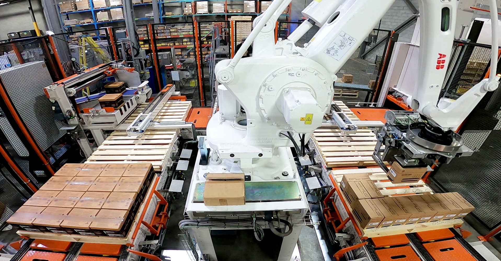 multifunctional palletizer with abb robot